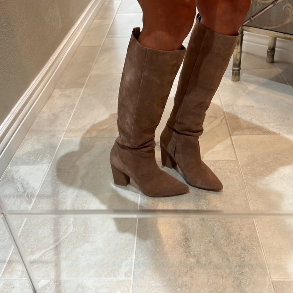 Steve Madden suede knee high boots - Picture 2 of 4